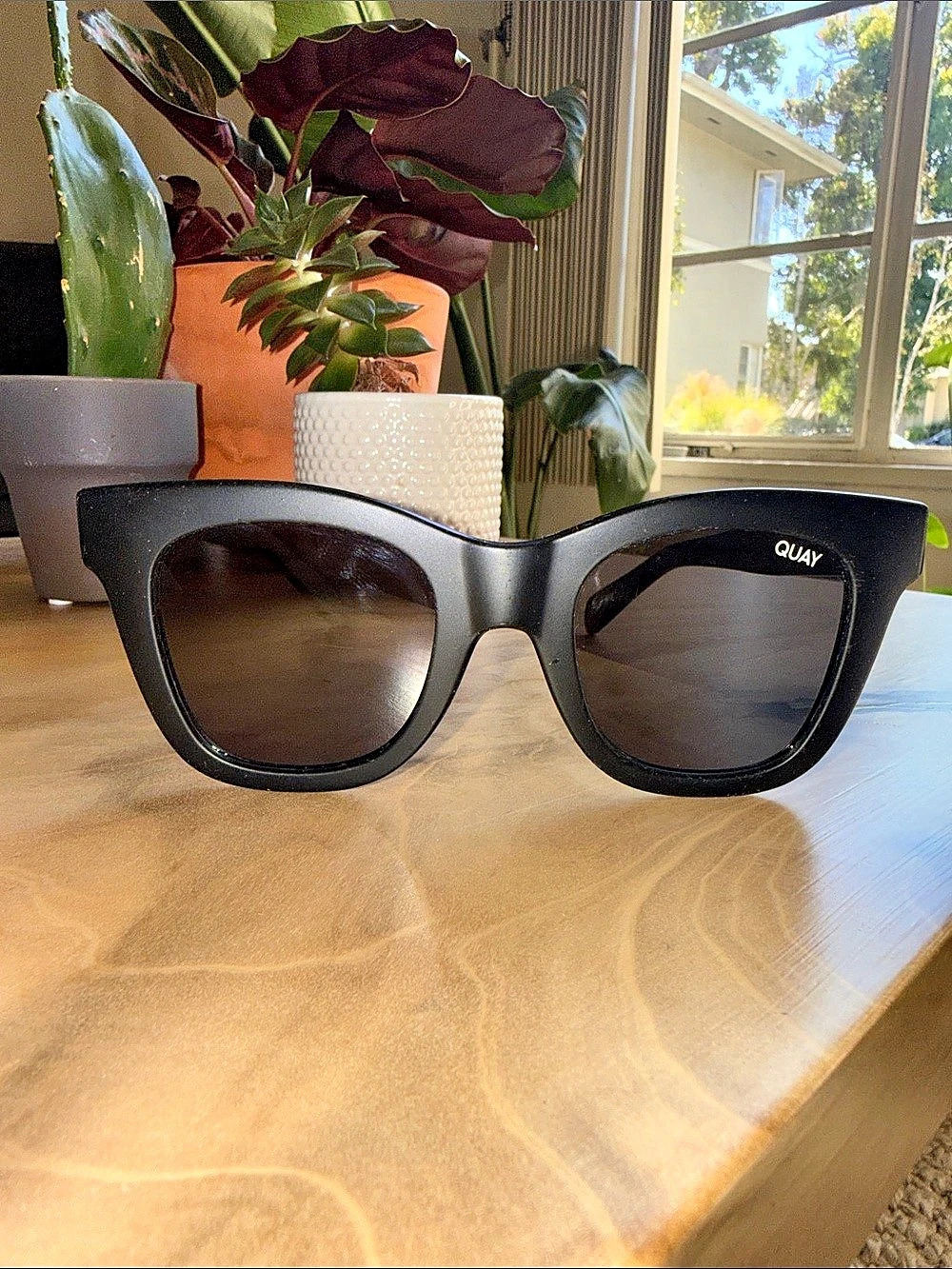 QUAY Black Sunglasses
